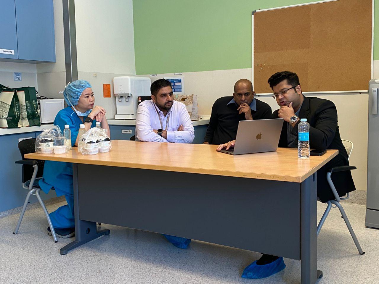 Posterior chamfer resection hands-on training