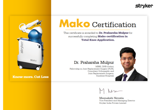 Mako Certification