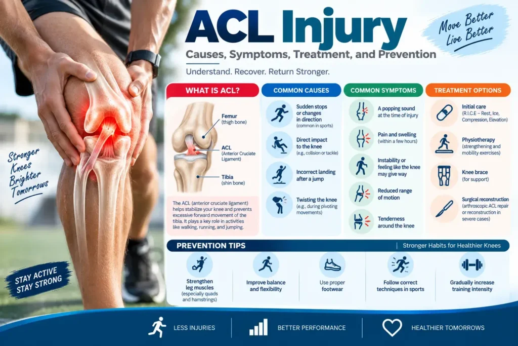 ACL Injury: Causes, Symptoms, Treatment, and Prevention