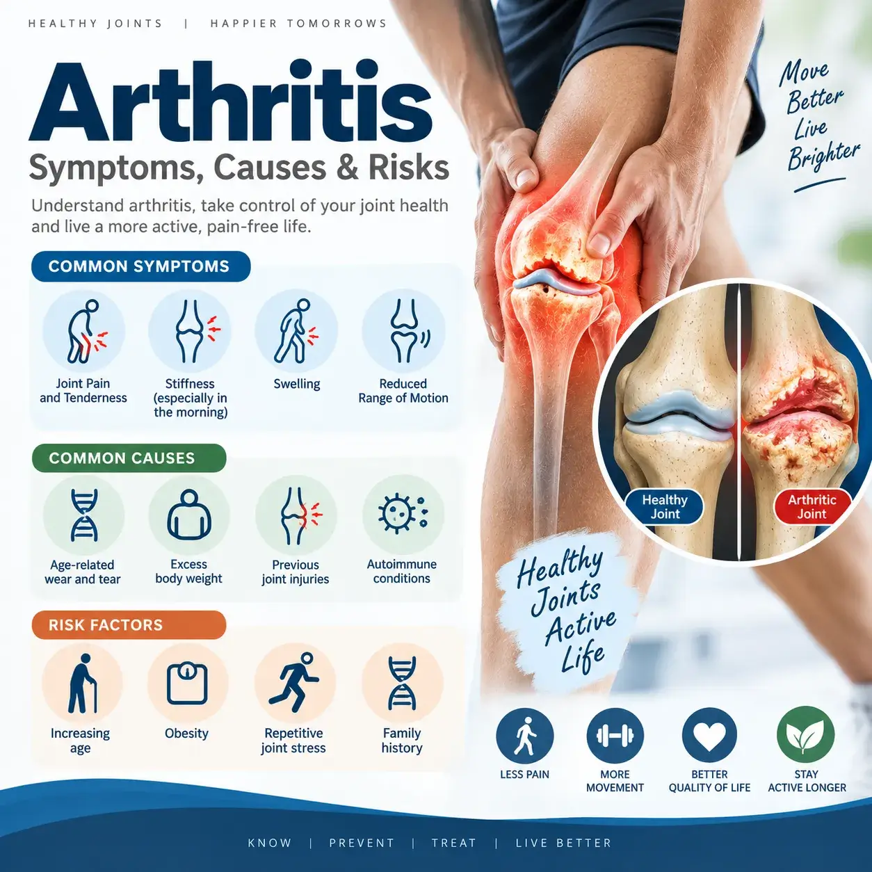 Arthritis – Symptoms, Causes & Risks