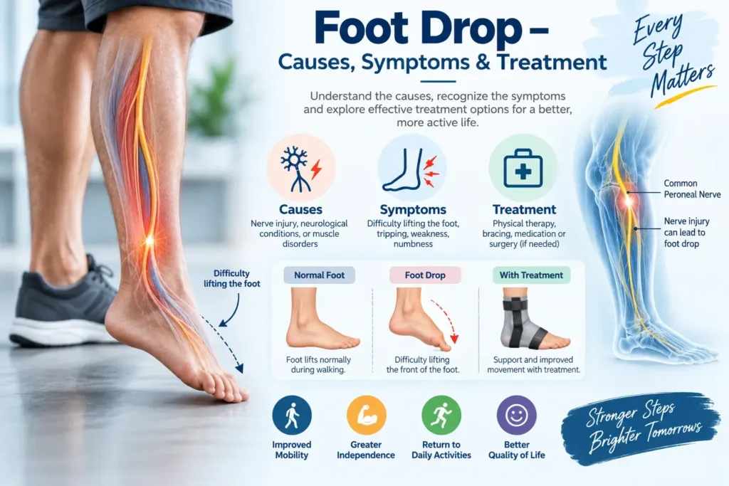 Foot Drop – Causes, Symptoms & Treatment