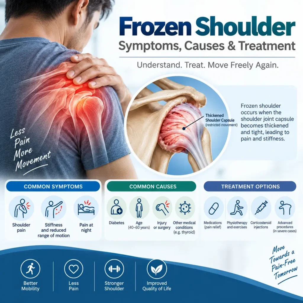 Frozen Shoulder – Symptoms Causes & Treatment