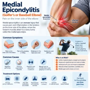 Medial Epicondylitis (Golfer’s or Baseball Elbow)