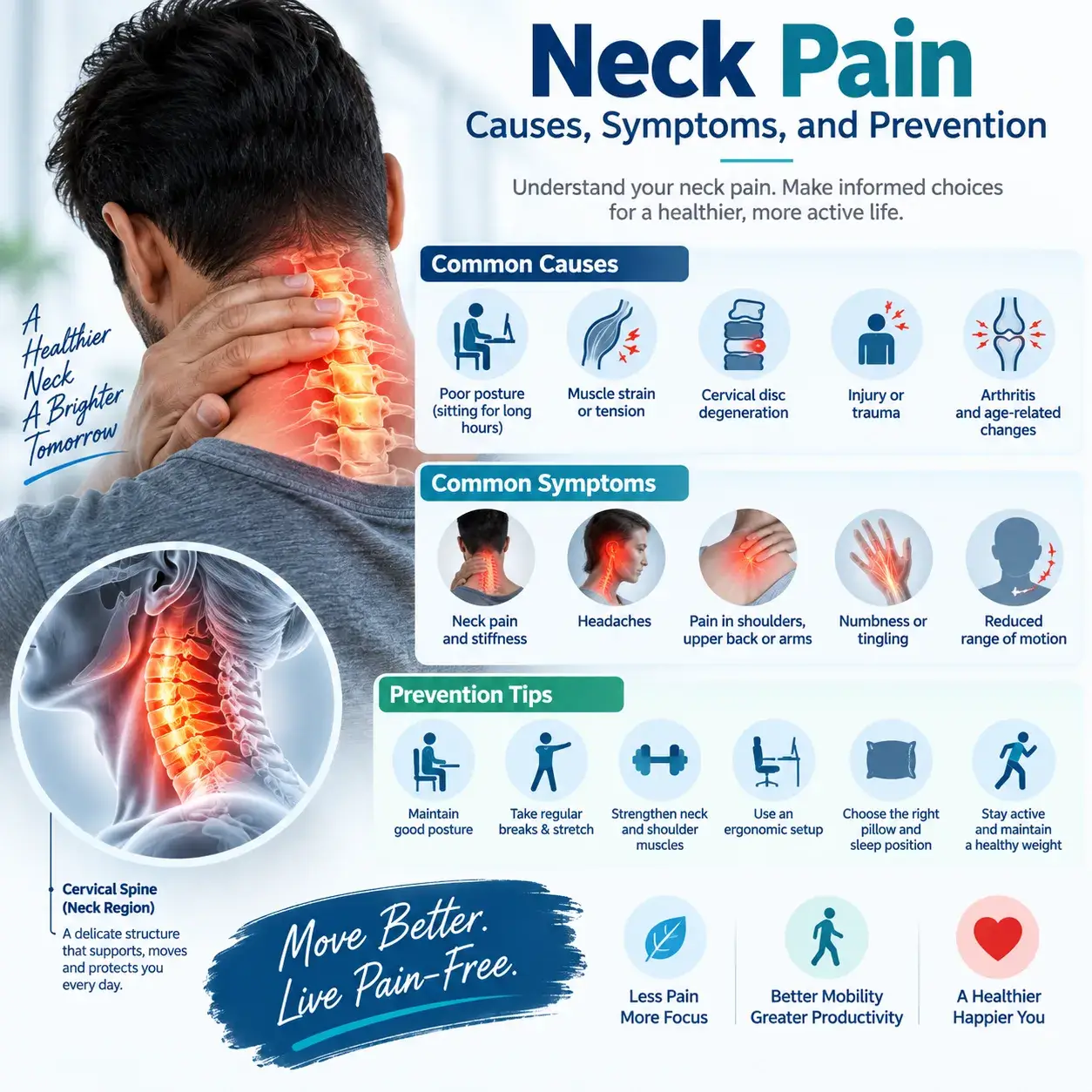 Neck Pain Causes, Symptoms, and Prevention