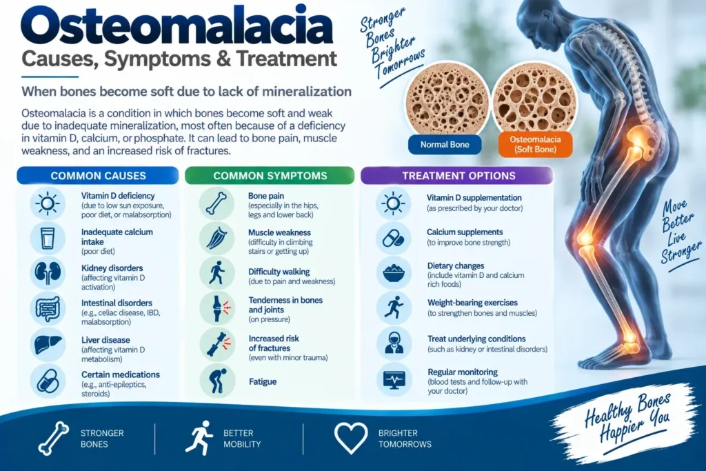 Osteomalacia – Causes, Symptoms & Treatment