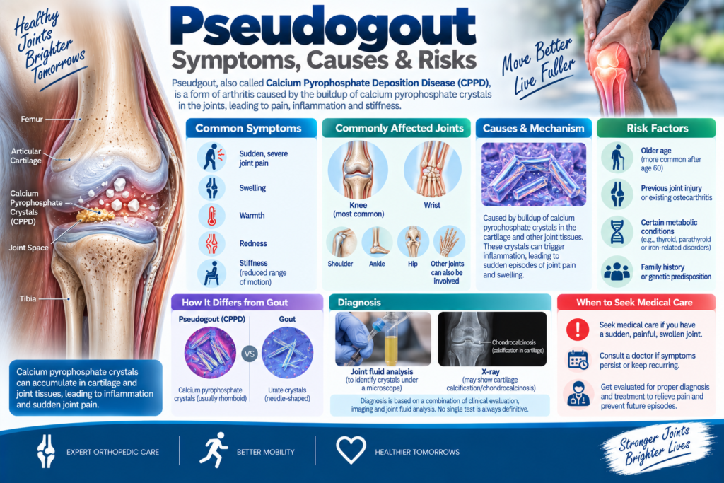 Pseudogout Symptoms, Causes & Risks