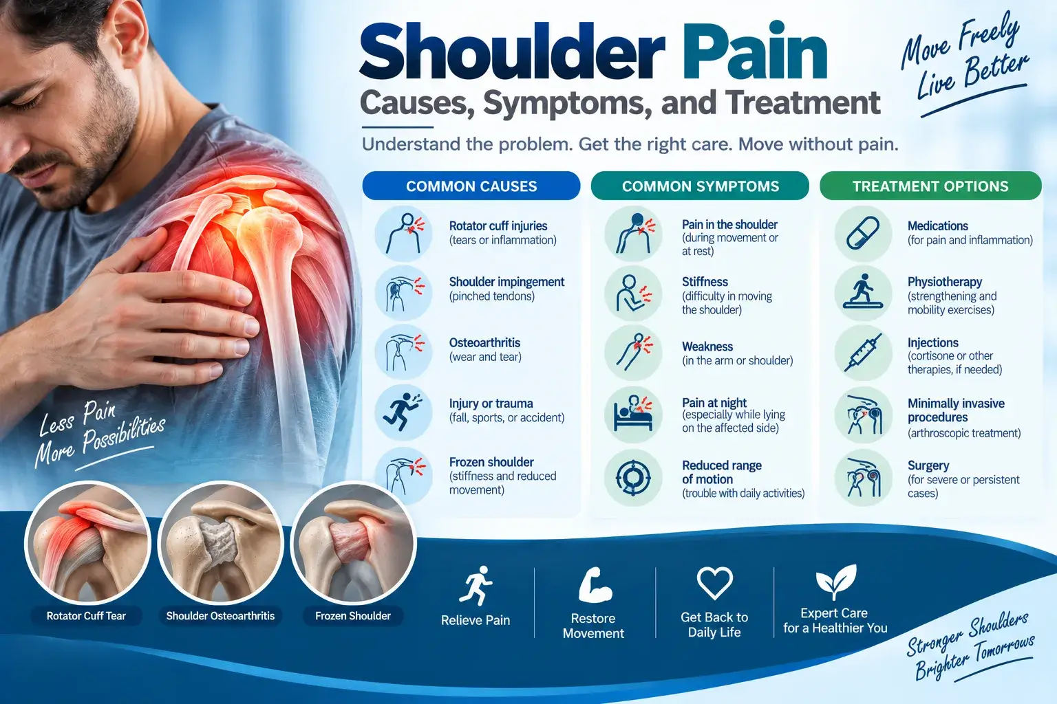 Shoulder Pain Causes, Symptoms, and Treatment