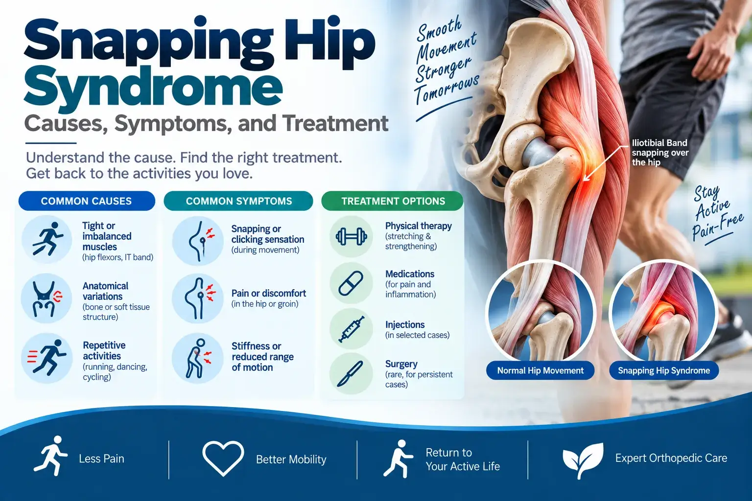 Snapping Hip Syndrome: Causes, Symptoms, and Treatment