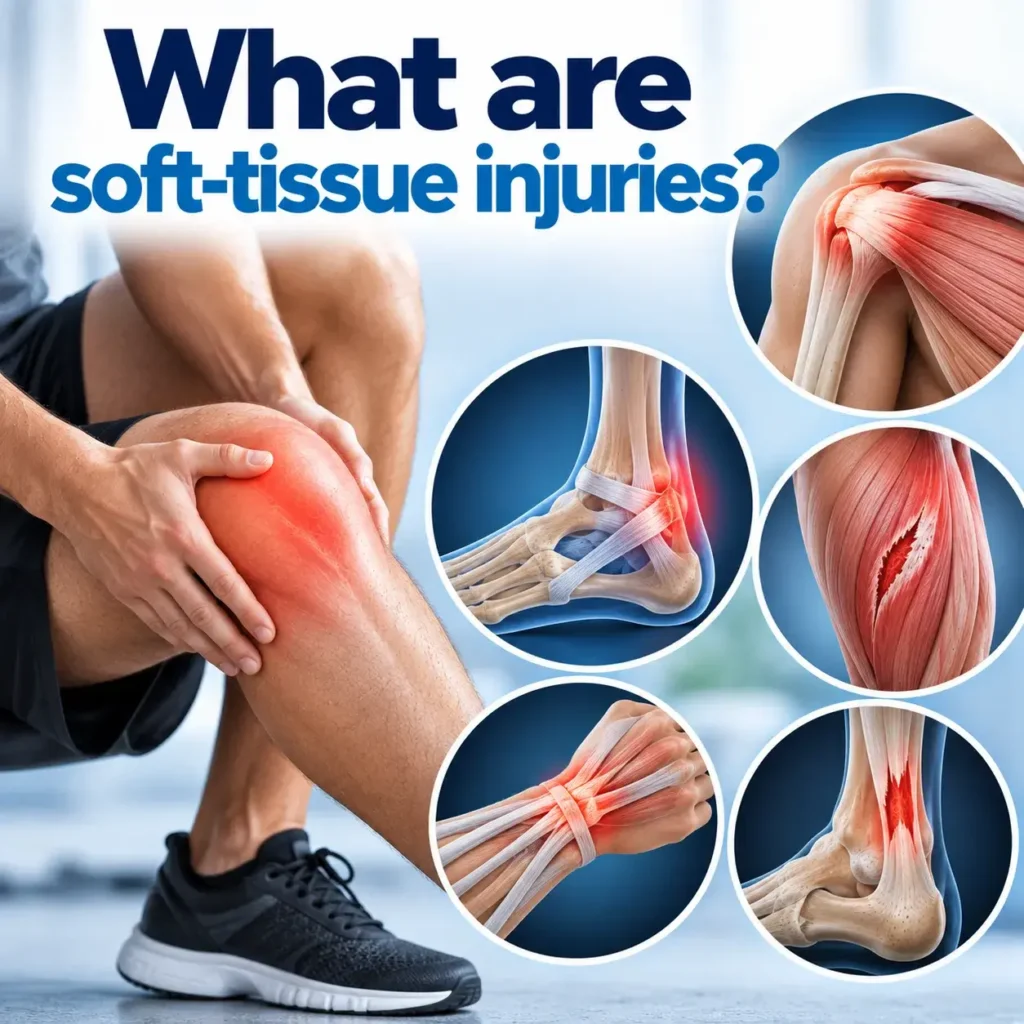 What are soft-tissue injuries?